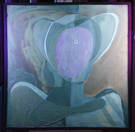 L’oli Cap, del 1926, foto amb llum ultraviolada © Salvador Dalí, Fundació Gala-Salvador Dalí, Figueres, 2025