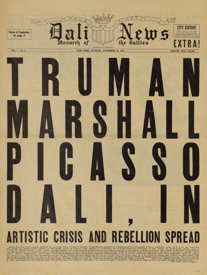 Dalí News [Salvador Dalí], 1947